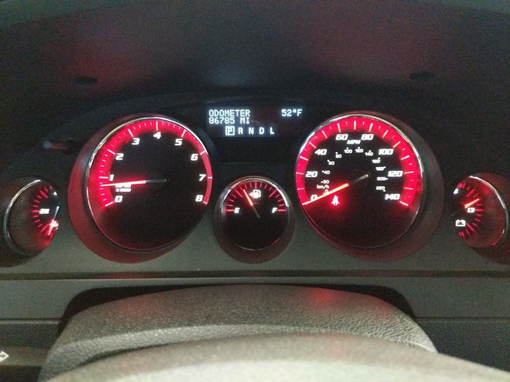 2011 GMC Acadia - Odometer Close Up