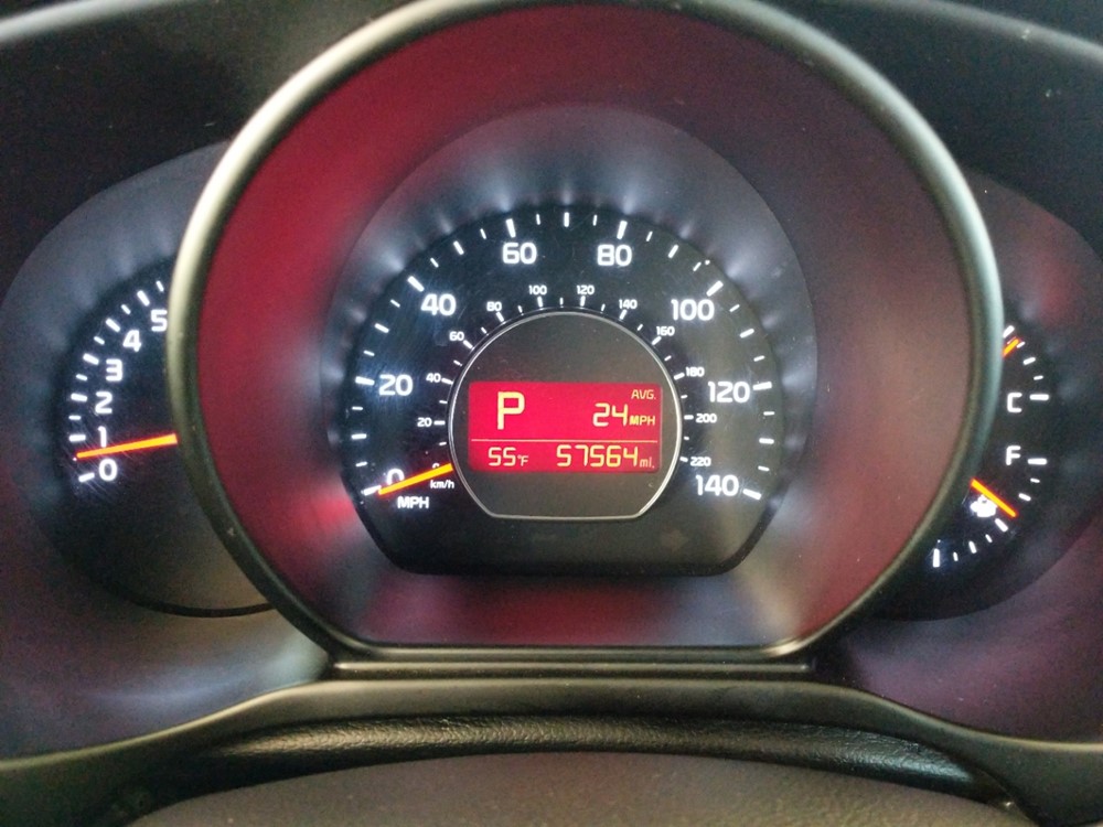 2016 Kia Soul - Odometer Close Up