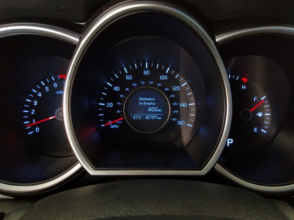 2015 Kia Optima - Odometer Close Up