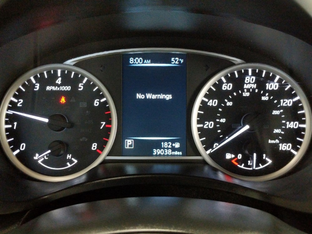 2017 Nissan Sentra - Odometer Close Up