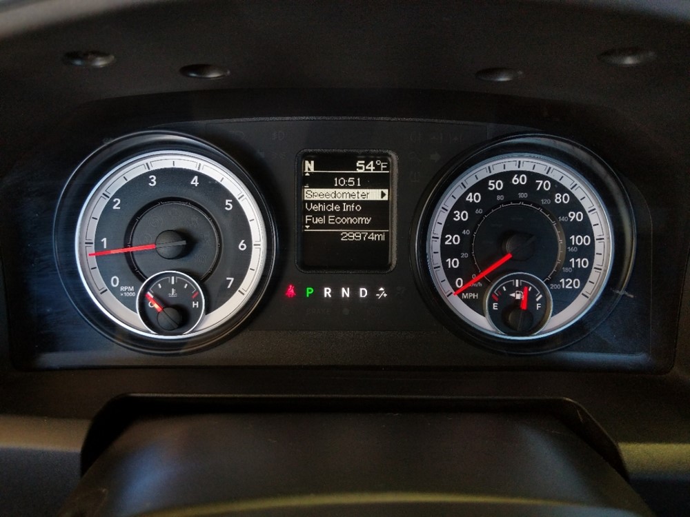 2015 Dodge Ram 1500 - Odometer Close Up