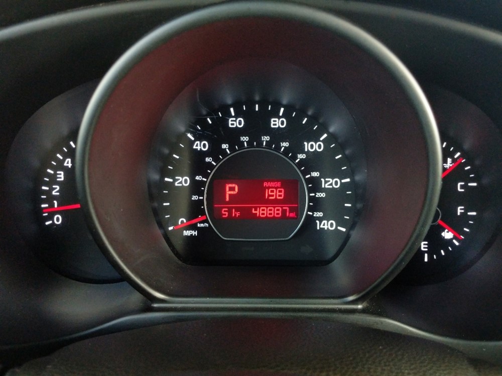 2017 Kia Soul - Odometer Close Up