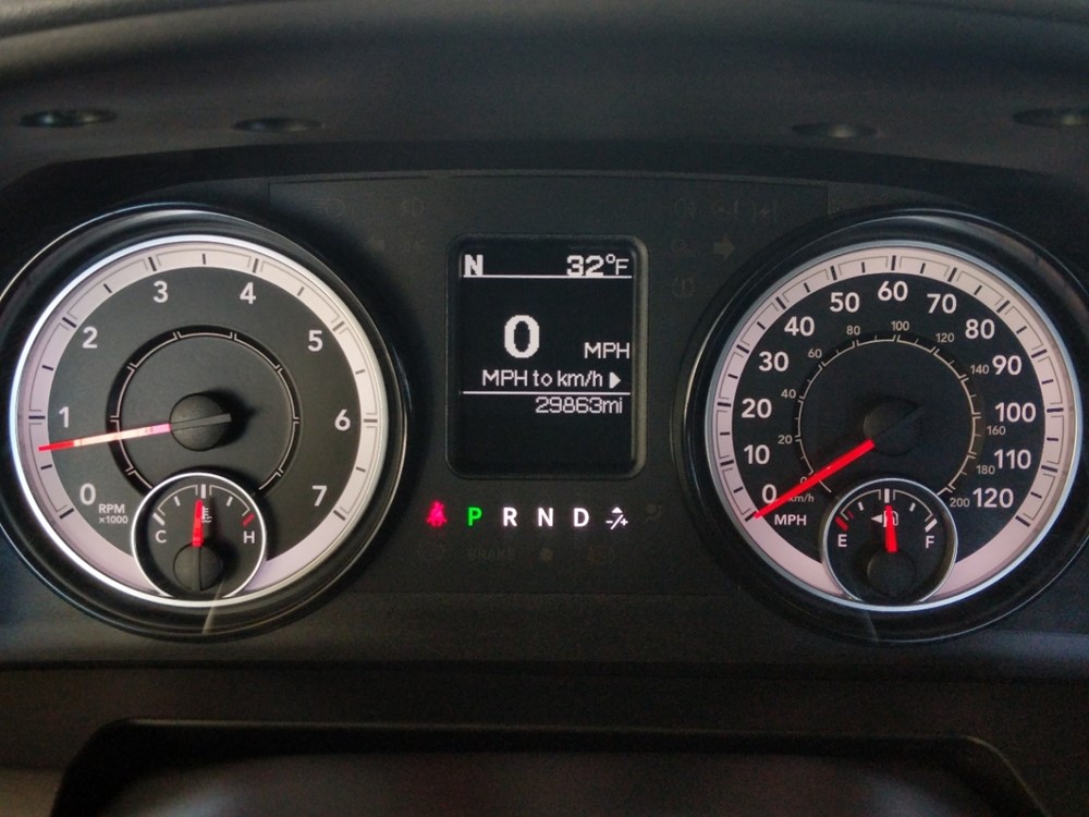 2017 Dodge Ram 1500 - Odometer Close Up