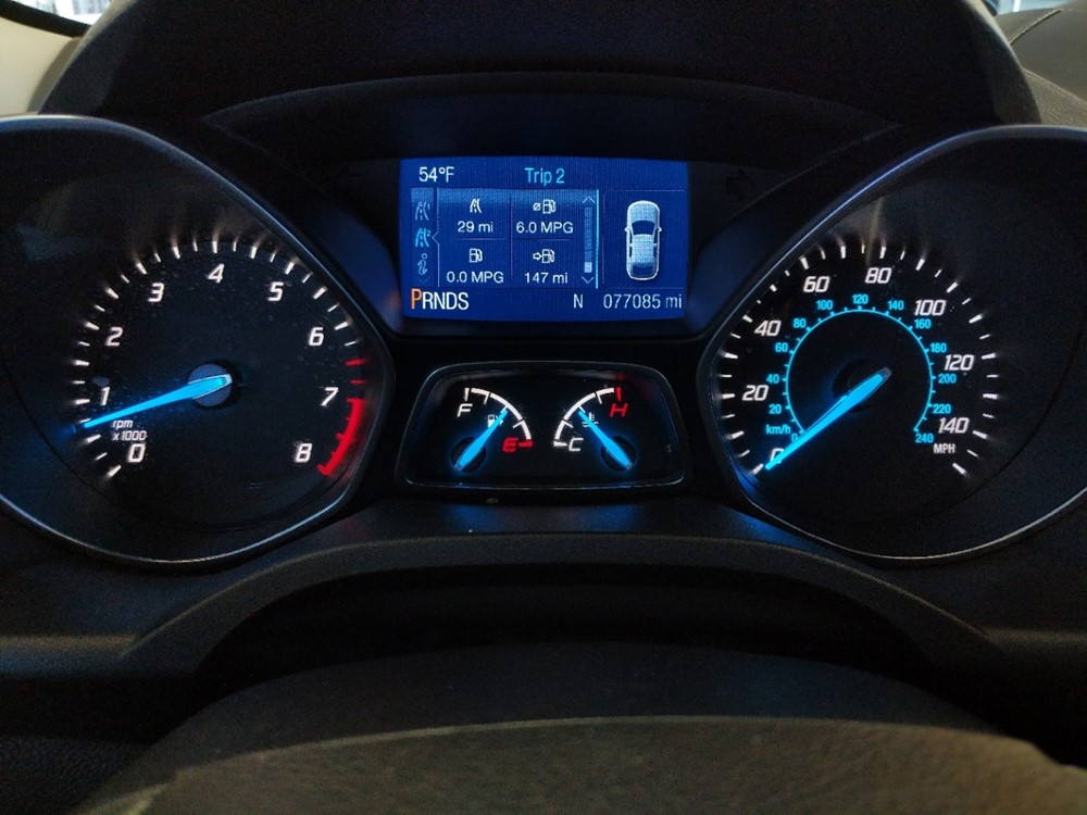2014 Ford Escape - Odometer Close Up