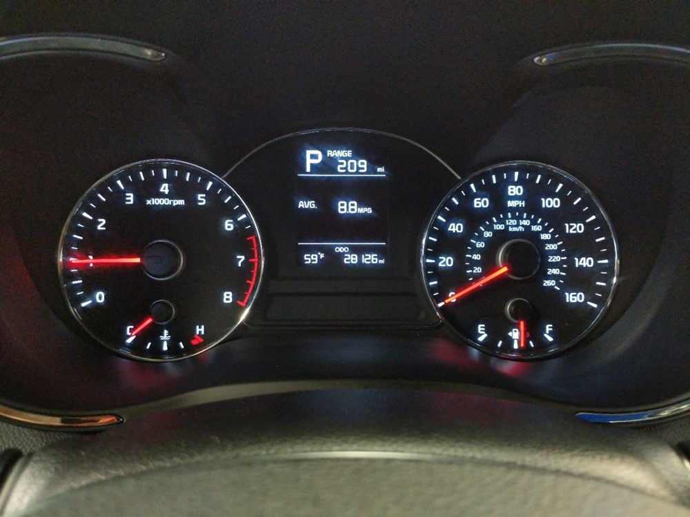 2017 Kia Forte - Odometer Close Up