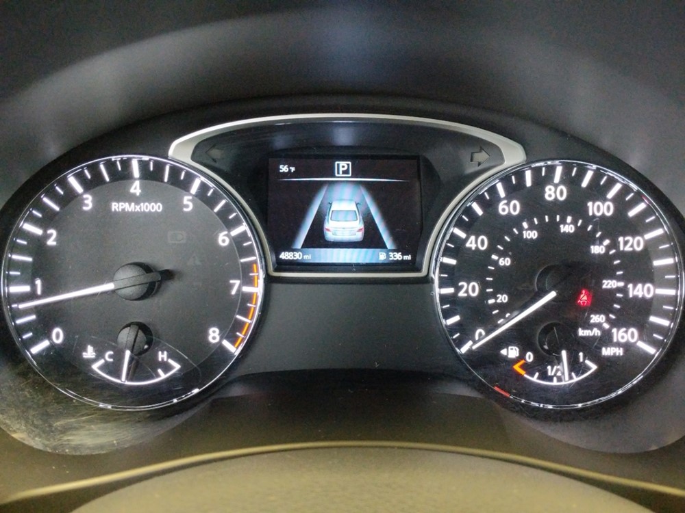2017 Nissan Altima - Odometer Close Up
