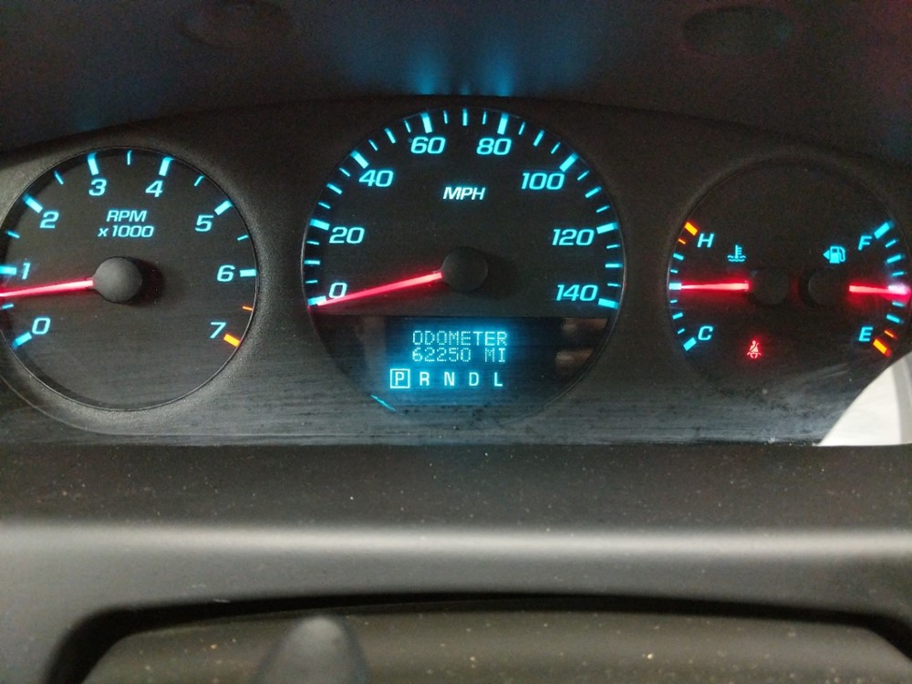 2015 Chevrolet Impala - Odometer Close Up