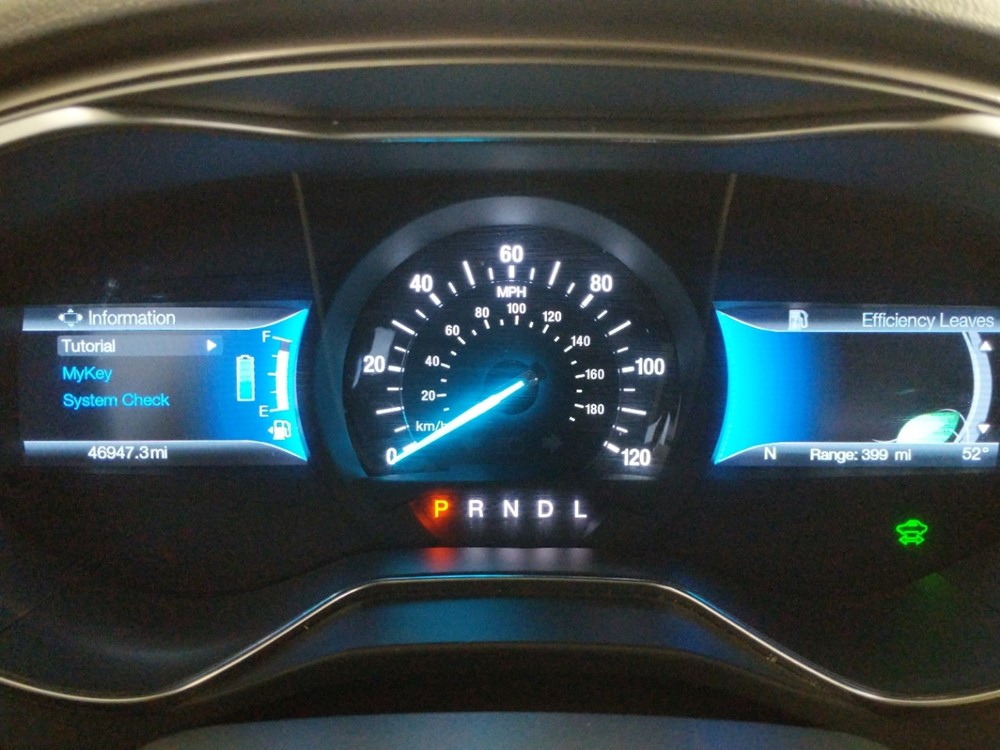 2017 Ford Fusion - Odometer Close Up