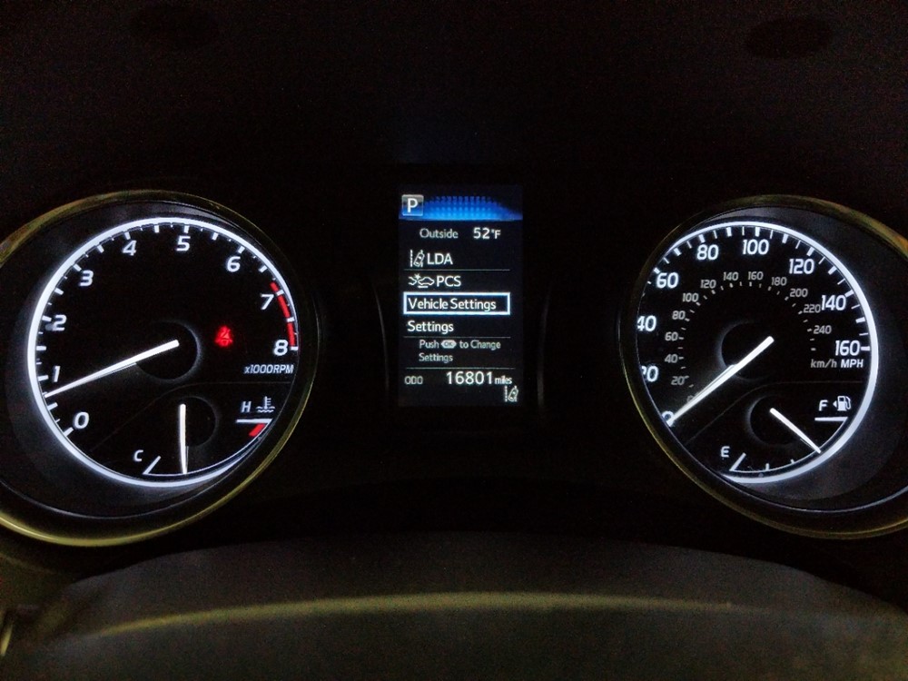 2018 Toyota Camry - Odometer Close Up