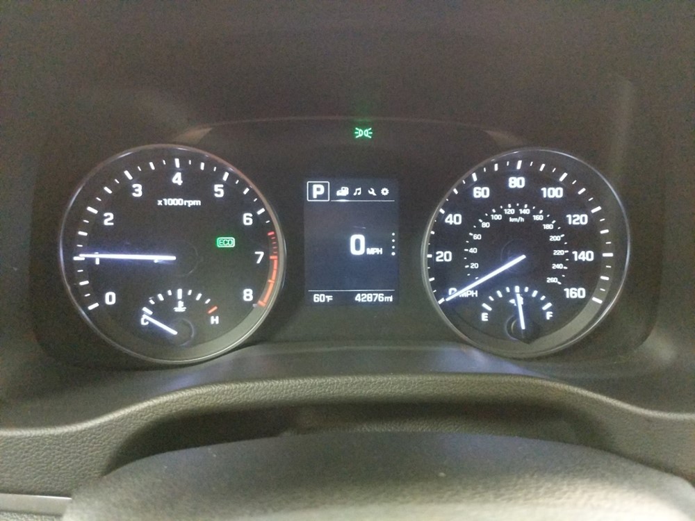 2018 Hyundai Elantra - Odometer Close Up