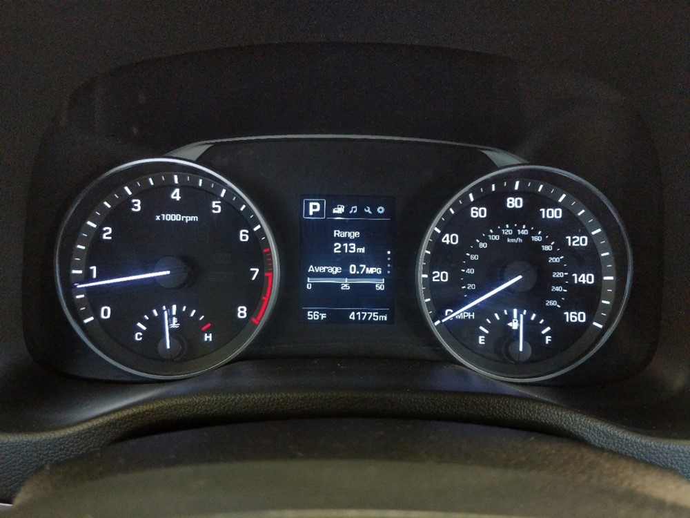 2018 Hyundai Elantra - Odometer Close Up
