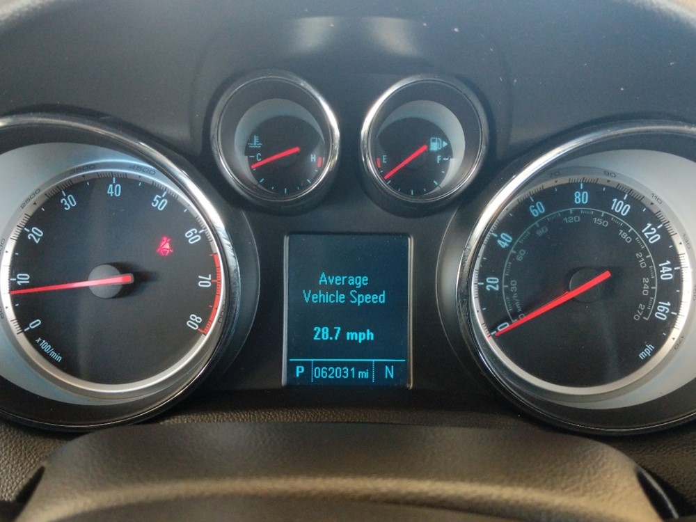 2014 Buick Encore - Odometer Close Up