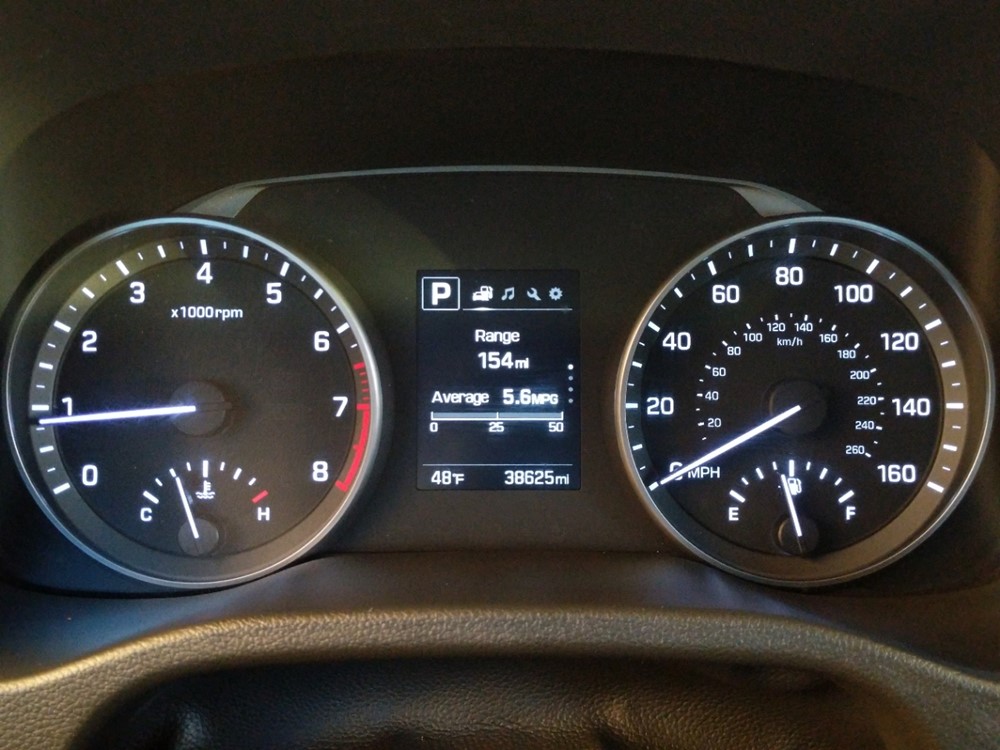 2018 Hyundai Elantra - Odometer Close Up