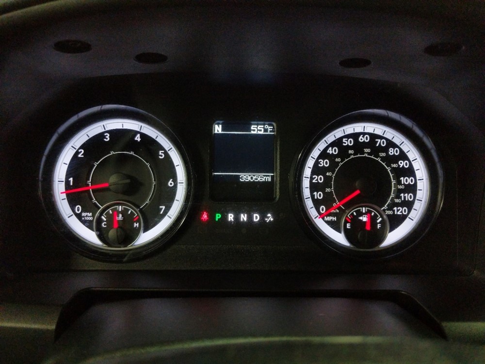 2018 Dodge Ram 1500 - Odometer Close Up