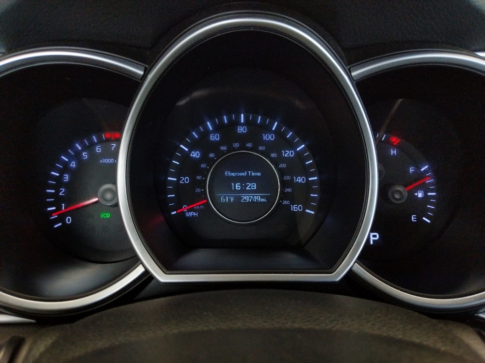2015 Kia Optima - Odometer Close Up