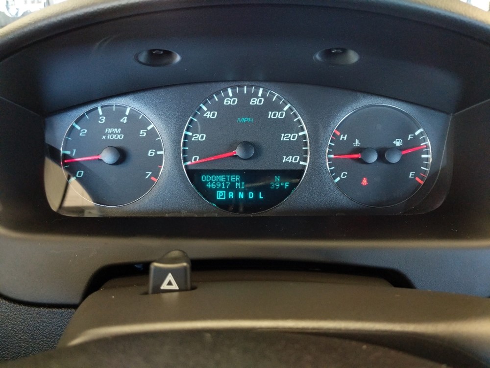 2016 Chevrolet Impala - Odometer Close Up