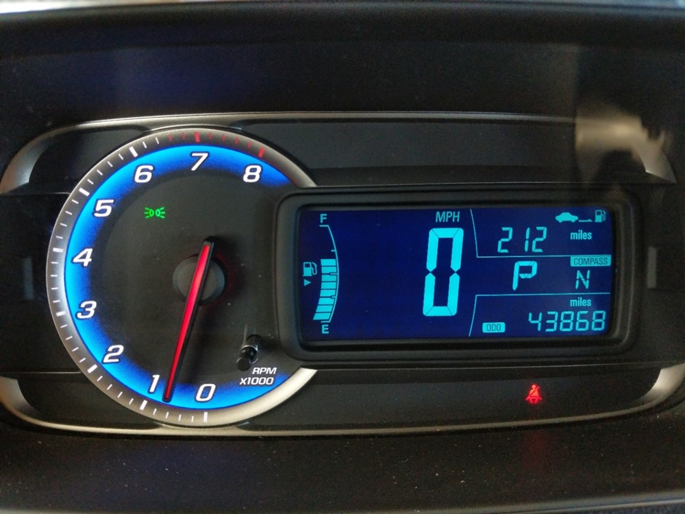 2016 Chevrolet Trax - Odometer Close Up