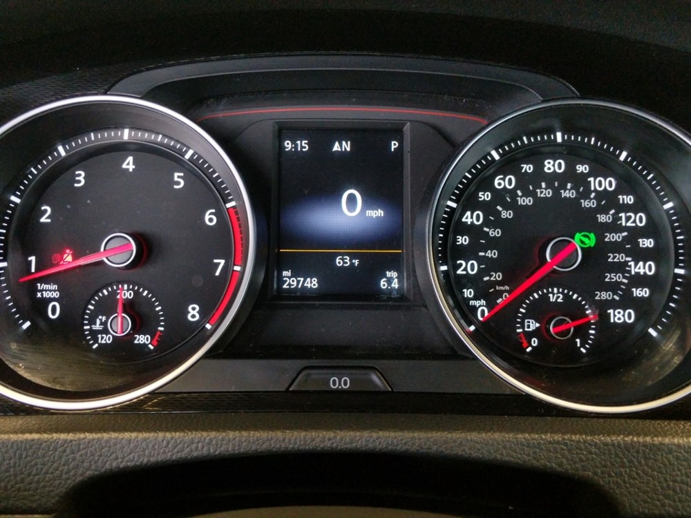2016 Volkswagen Golf - Odometer Close Up
