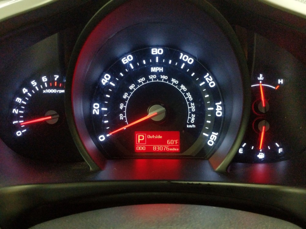 2016 Kia Sportage - Odometer Close Up