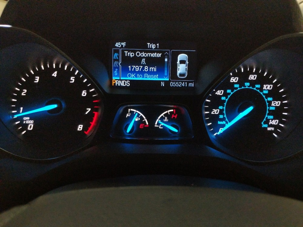 2016 Ford Escape - Odometer Close Up