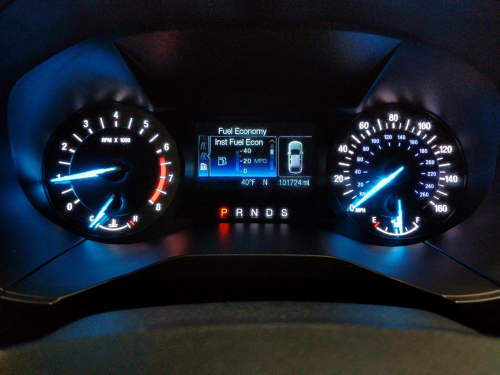 2015 Ford Edge - Odometer Close Up