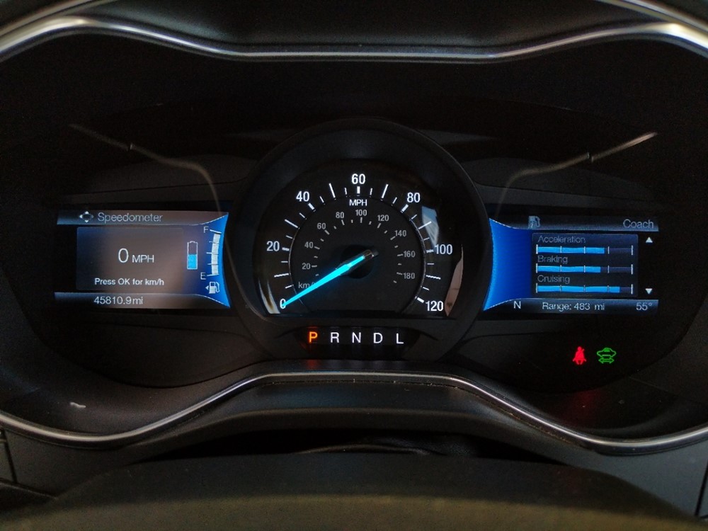 2017 Ford Fusion - Odometer Close Up