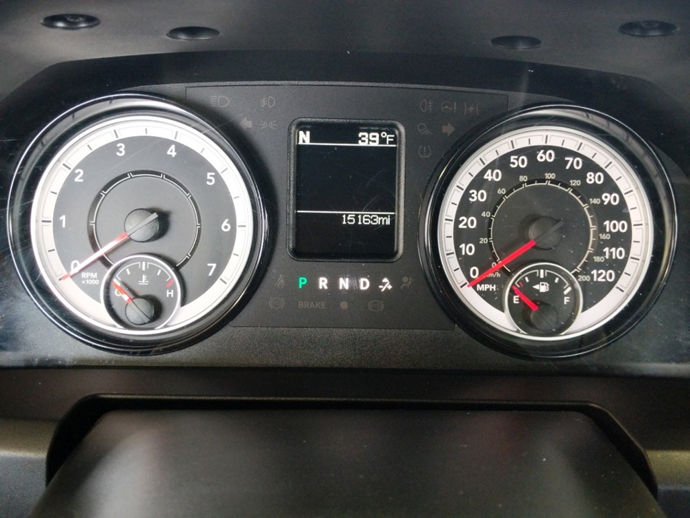 2018 Dodge Ram 1500 - Odometer Close Up