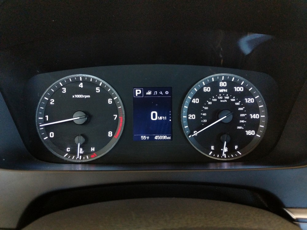 2017 Hyundai Sonata - Odometer Close Up