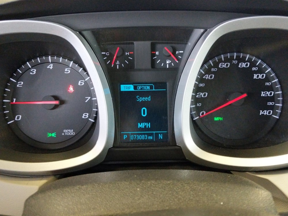 2017 Chevrolet Equinox - Odometer Close Up