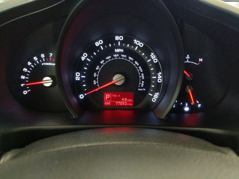 2013 Kia Sportage - Odometer Close Up
