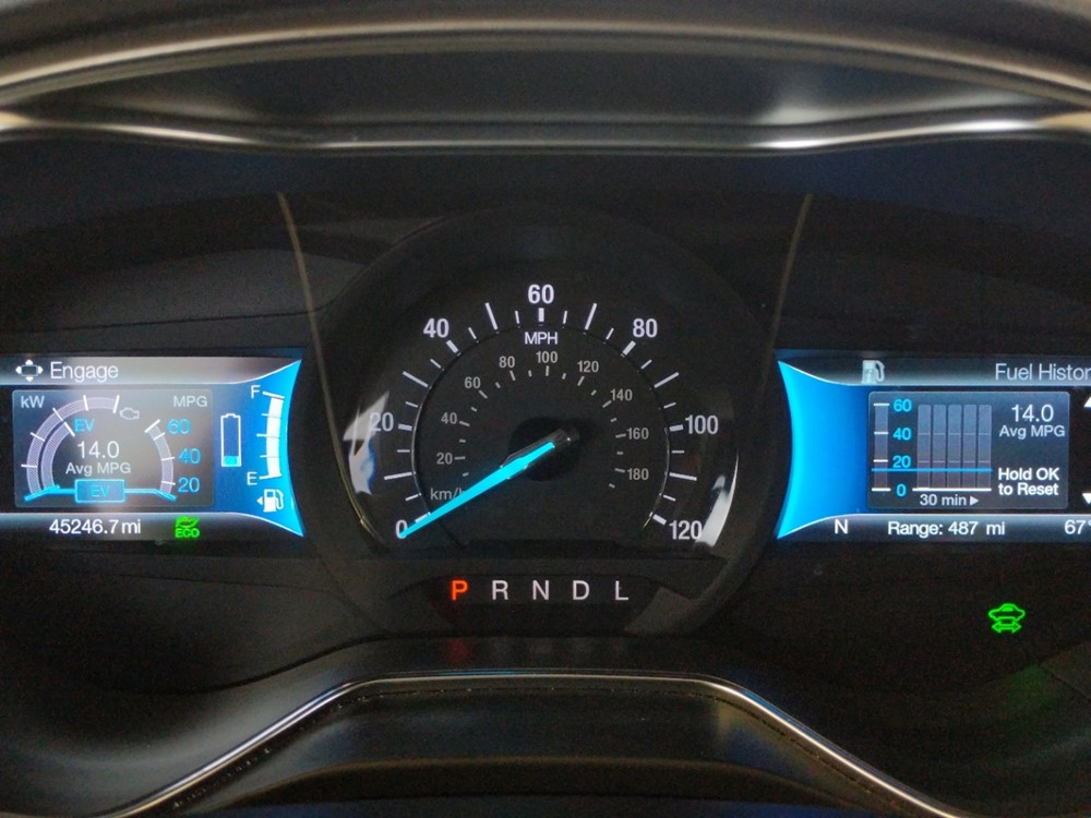 2017 Ford Fusion - Odometer Close Up