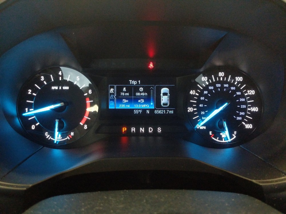 2016 Ford Edge - Odometer Close Up
