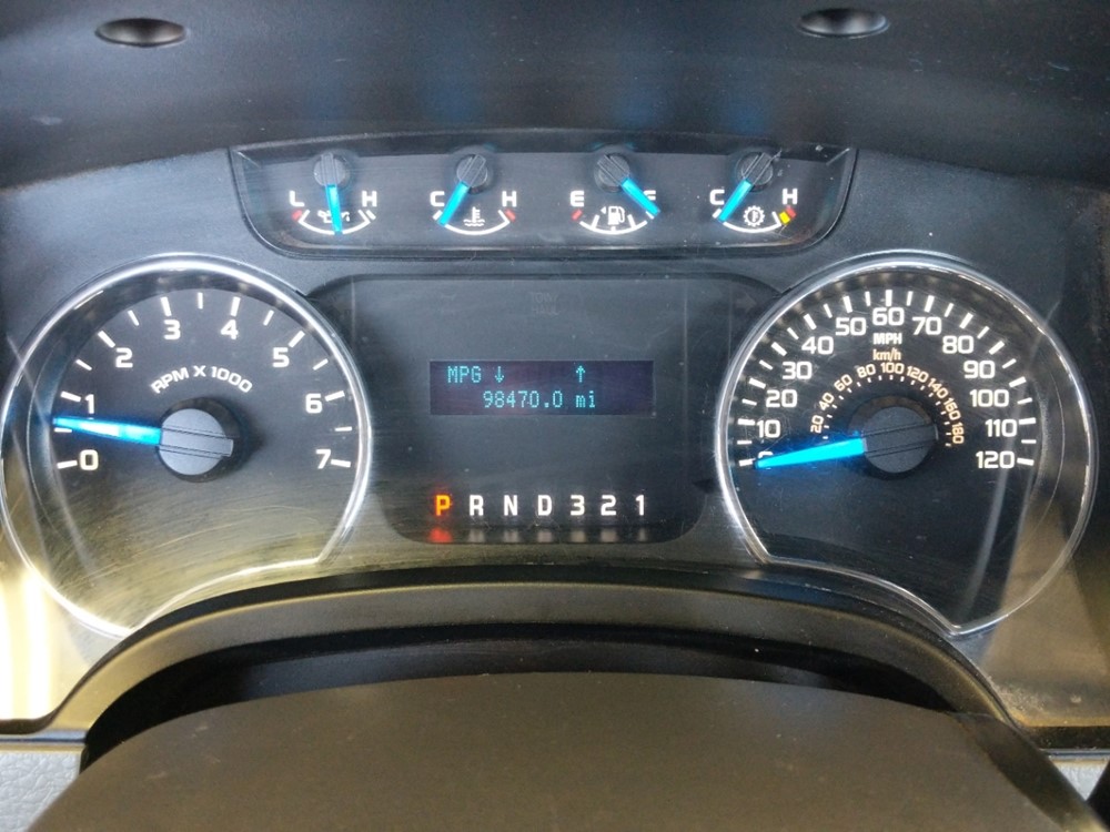 2014 Ford F-150 - Odometer Close Up