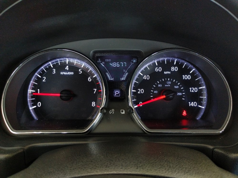 2017 Nissan Versa - Odometer Close Up