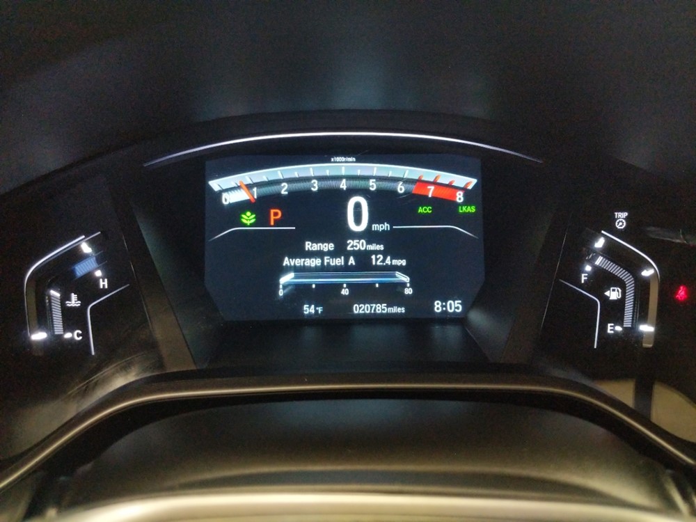 2017 Honda CR-V - Odometer Close Up