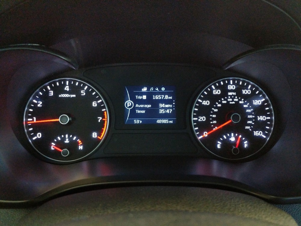 2018 Kia Optima - Odometer Close Up