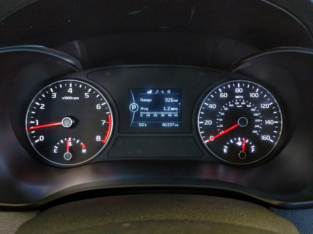 2018 Kia Optima - Odometer Close Up