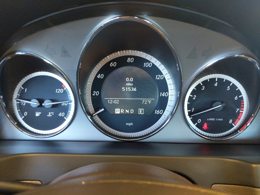 2011 Mercedes-Benz C300 - Odometer Close Up