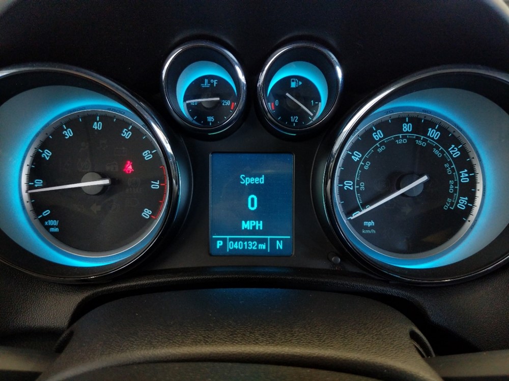 2017 Buick Verano - Odometer Close Up