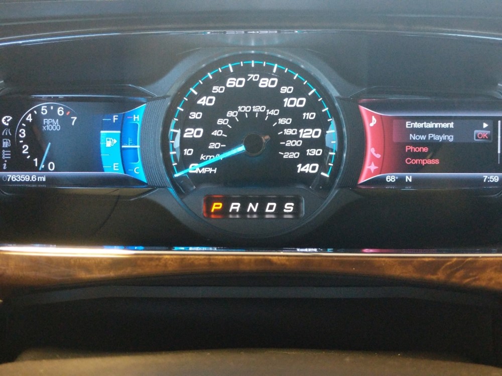 2013 Ford Taurus - Odometer Close Up