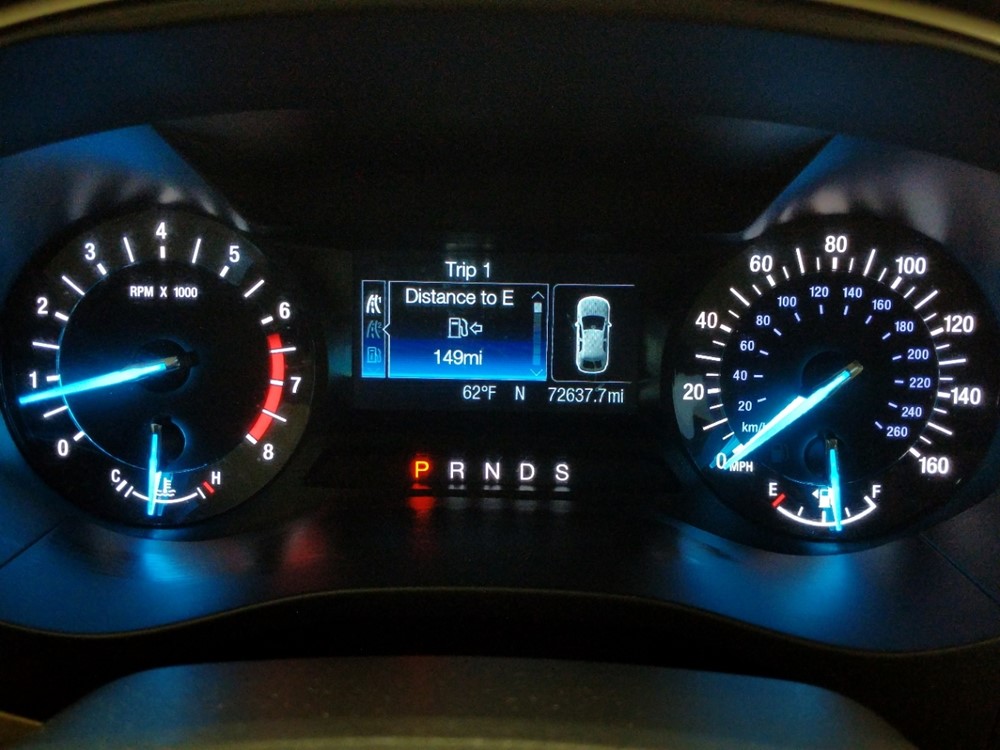 2016 Ford Fusion - Odometer Close Up