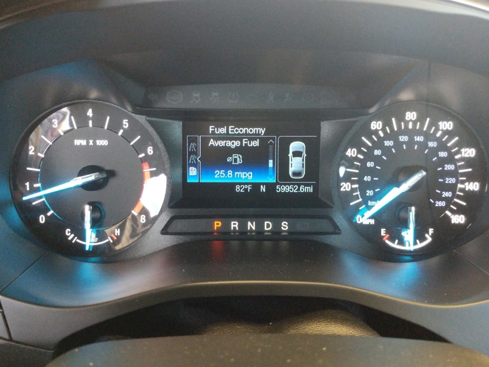 2017 Ford Fusion - Odometer Close Up