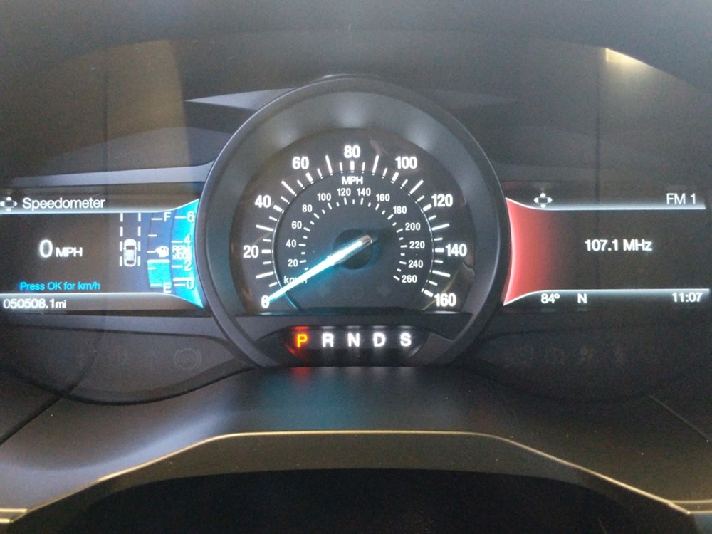 2015 Ford Edge - Odometer Close Up