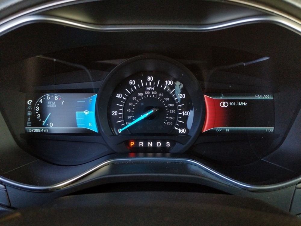 2014 Ford Fusion - Odometer Close Up