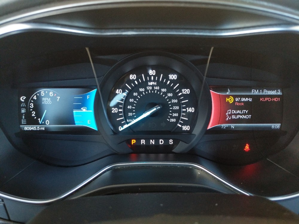 2014 Ford Fusion - Odometer Close Up