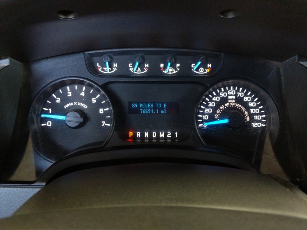 2012 Ford F-150 - Odometer Close Up