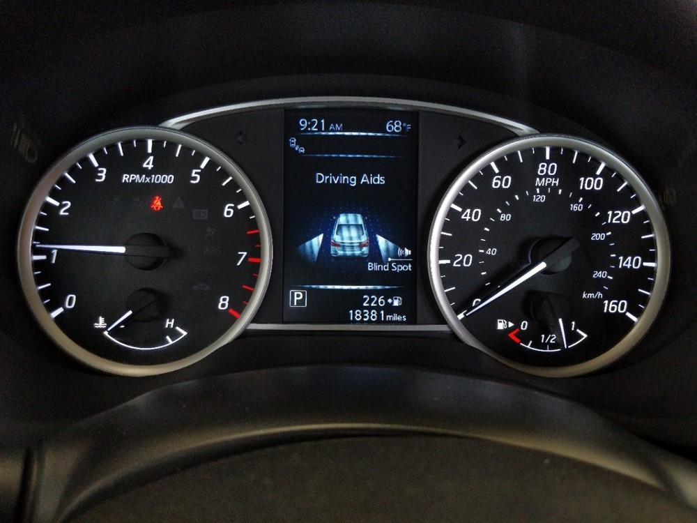 2016 Nissan Sentra - Odometer Close Up