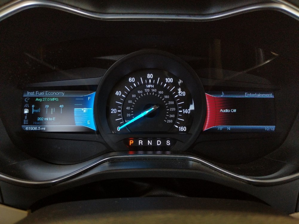2014 Ford Fusion - Odometer Close Up