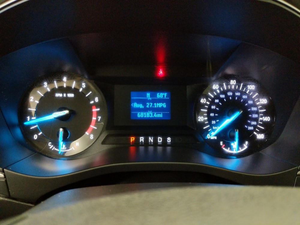 2016 Ford Fusion - Odometer Close Up