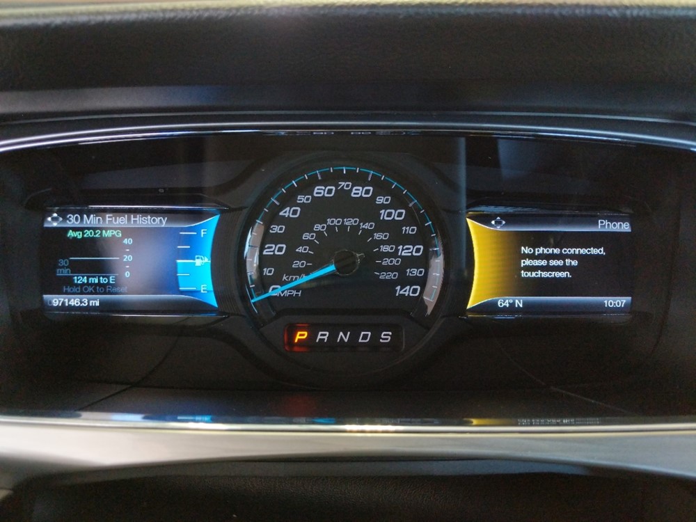 2014 Ford Taurus - Odometer Close Up